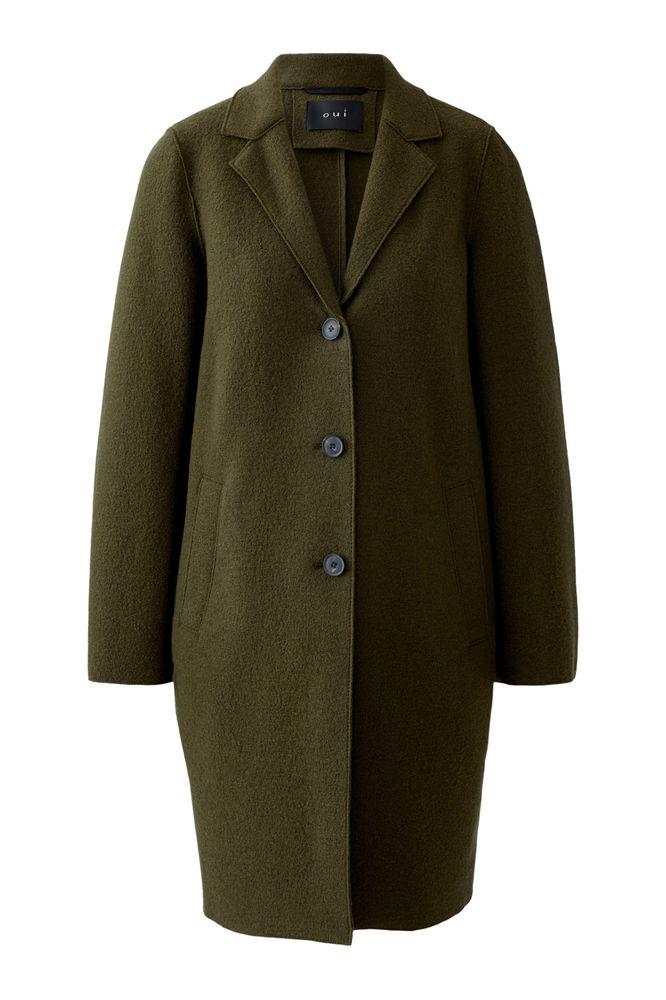 Oui Coat Khaki 79918