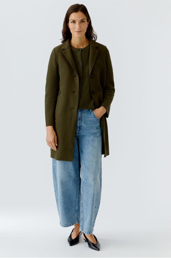 Oui Coat Khaki 79918