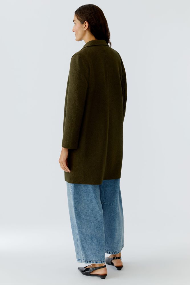 Oui Coat Khaki 79918