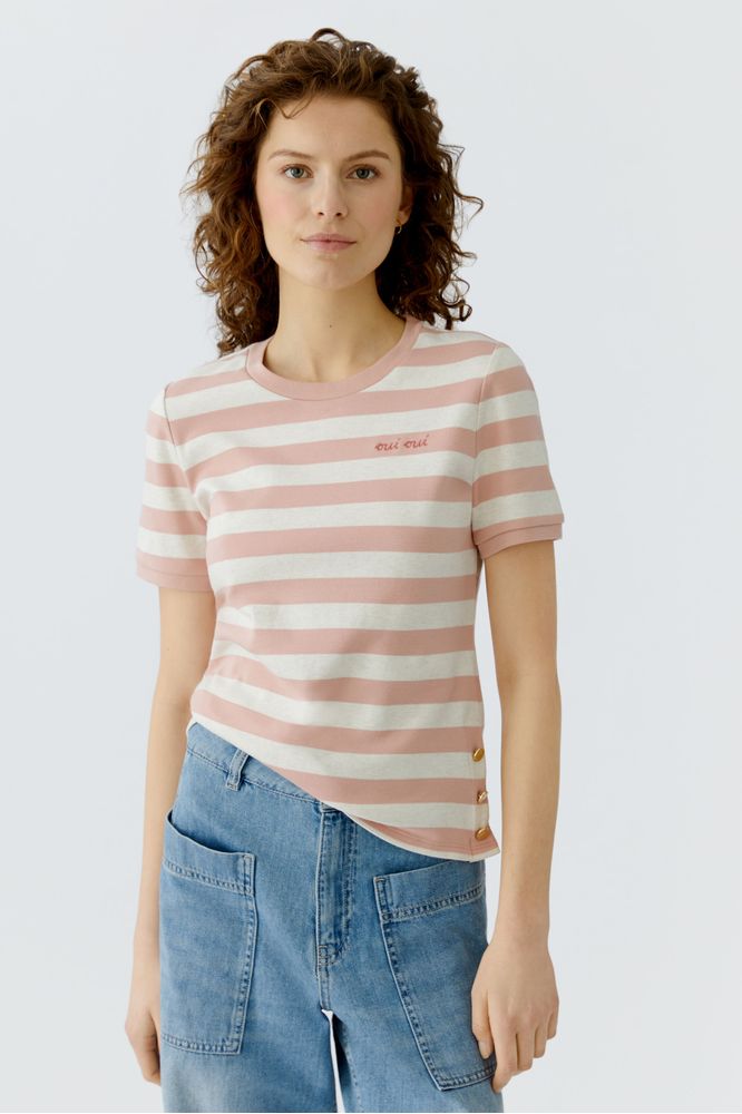 Oui Red Stripe T-Shirt 96693