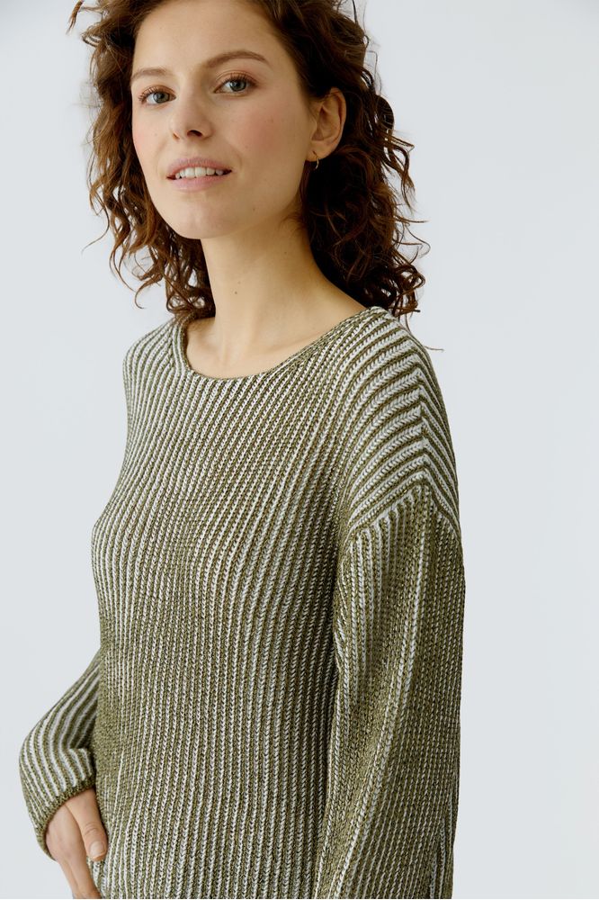 Oui Sparkle Cable Pullover 97622