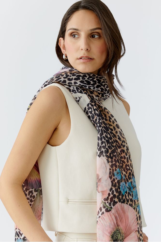 Oui Gold Leo Scarf 96779
