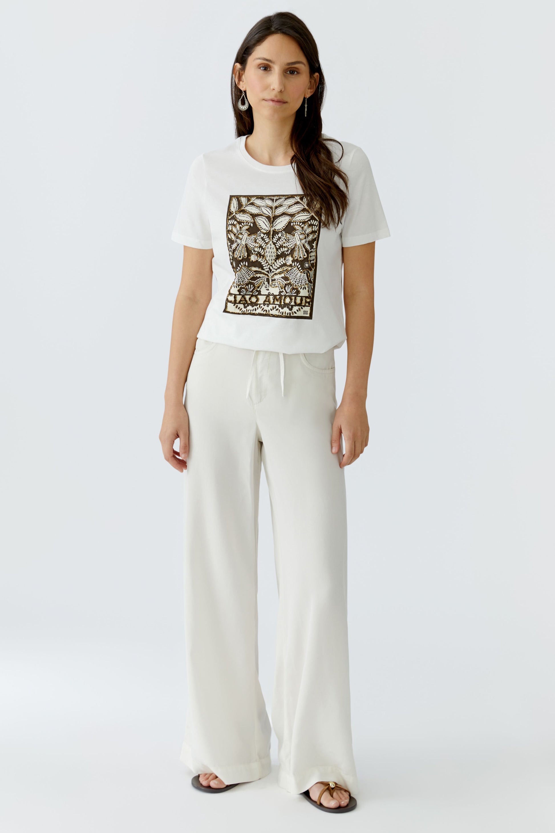 Oui Cloud Dancer T-Shirt 97514