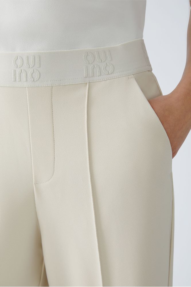 Oui Trousers Off White