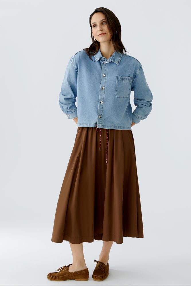 Oui Denim Blue Blouse 96464