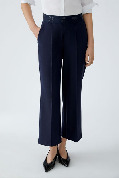 Oui Trousers Dark Blue 86917