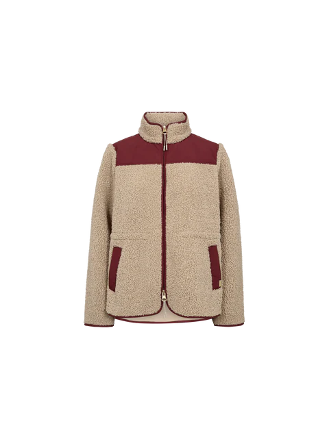 Mos Mosh Elisa Eli Teddy Jacket Cabernet