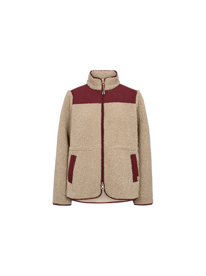 Mos Mosh Elisa Eli Teddy Jacket Cabernet
