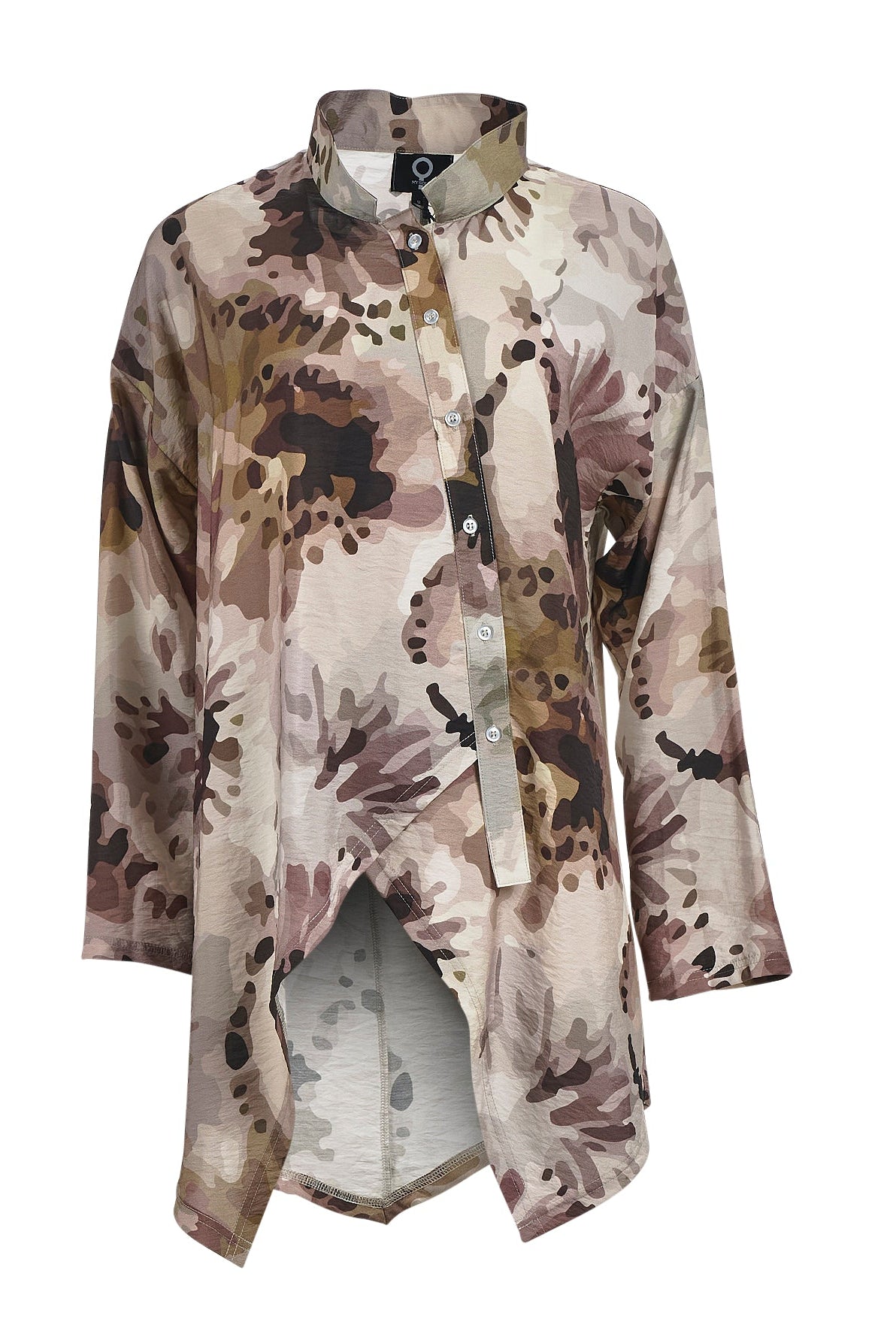 My Soul Longline Blouse Camouflage