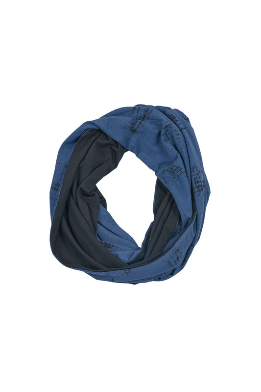 My Soul Print Scarf Blue
