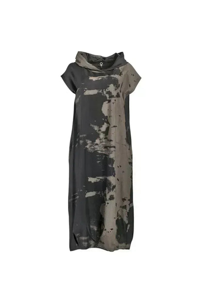 My Soul Print Dress Black/Brown