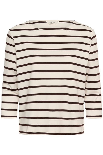 Part Two NelaPW T-Shirt Mole Stripe