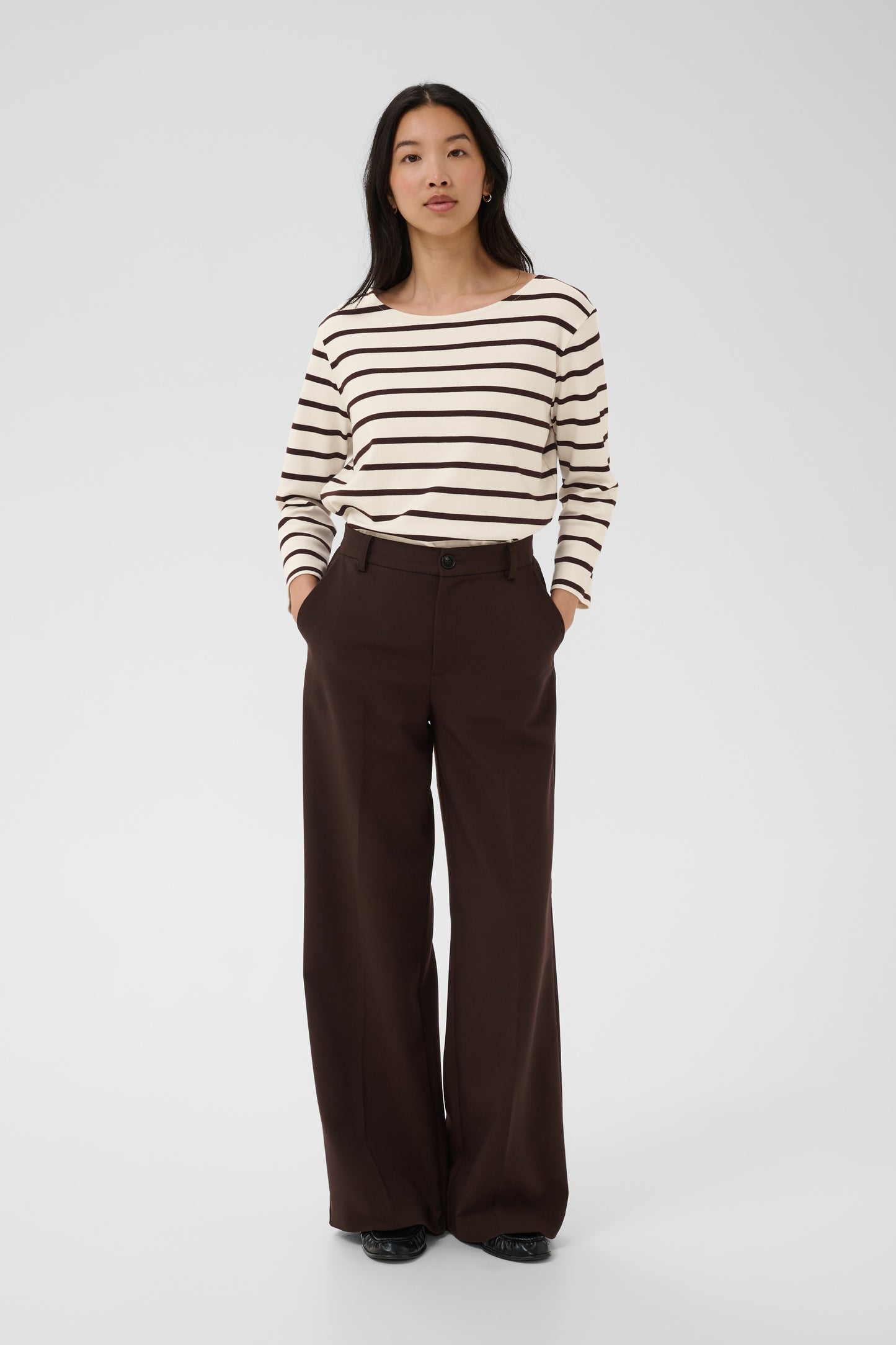 Part Two NelaPW T-Shirt Mole Stripe