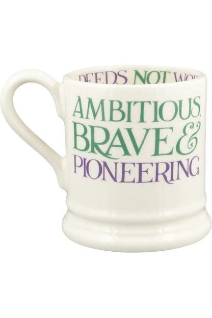 Emma Bridgewater Purple Toast Change Our World 1/2 Pint Mug