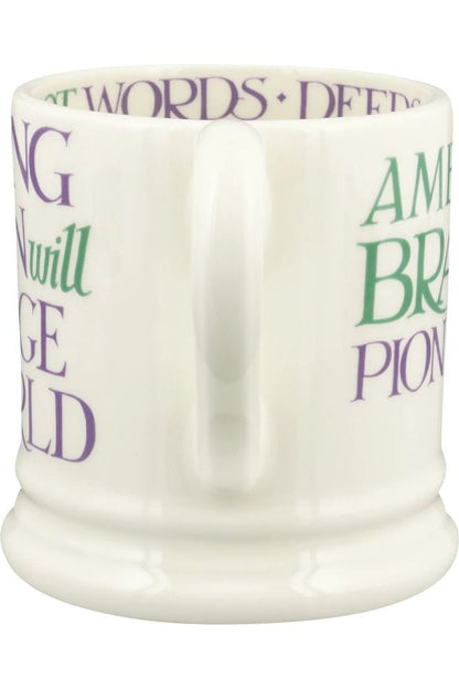Emma Bridgewater Purple Toast Change Our World 1/2 Pint Mug
