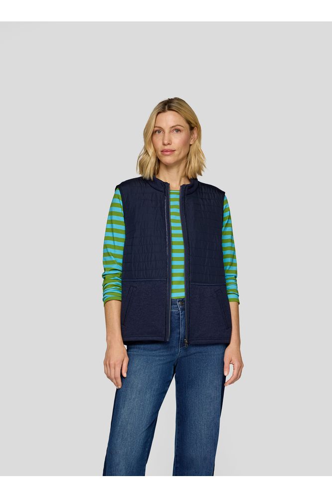 Rabe Waistcoat 55-123270 Marine