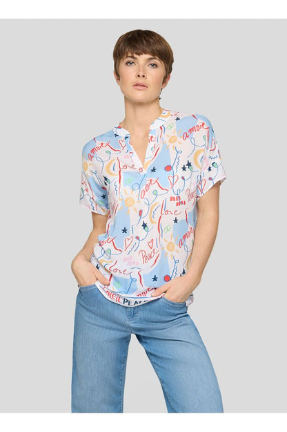 Rabe Blouse Sky Blue 56-124101