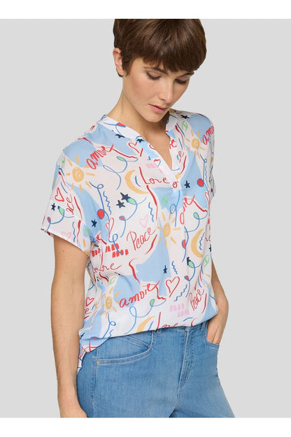 Rabe Blouse Sky Blue 56-124101