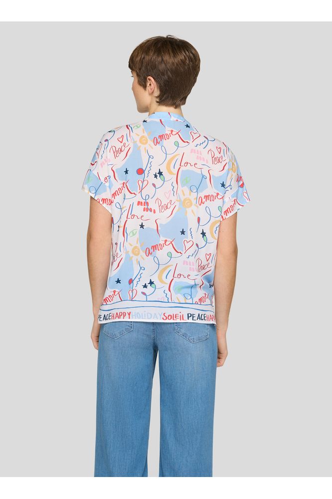 Rabe Blouse Sky Blue 56-124101