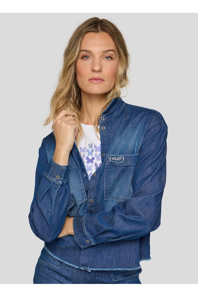 Rabe Blouse Blue Stone 56-114100