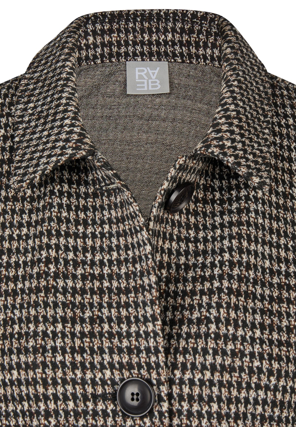 Rabe 57-123228 Checked Jacket Black