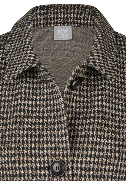 Rabe 57-123228 Checked Jacket Black
