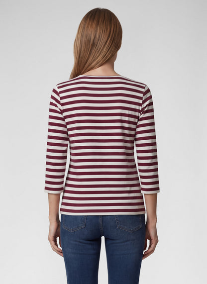 Rabe 57-114350 Striped Top Merlot
