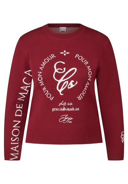 Rabe 57-114611 Pullover Merlot