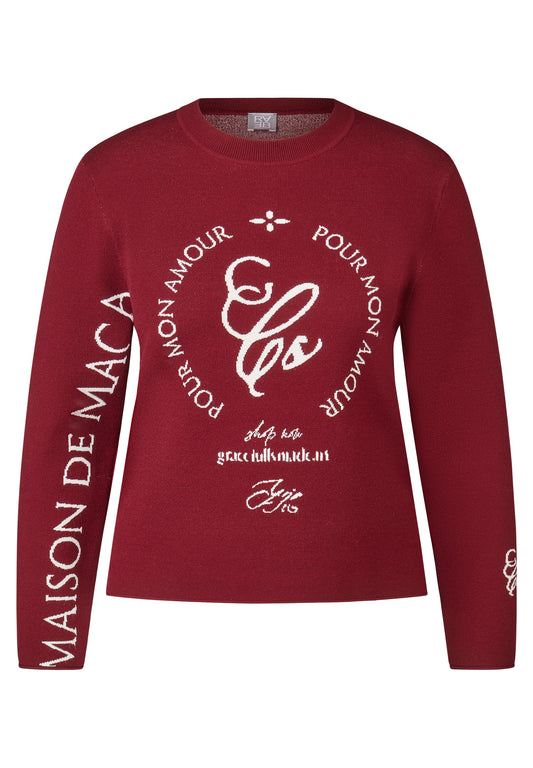Rabe 57-114611 Pullover Merlot