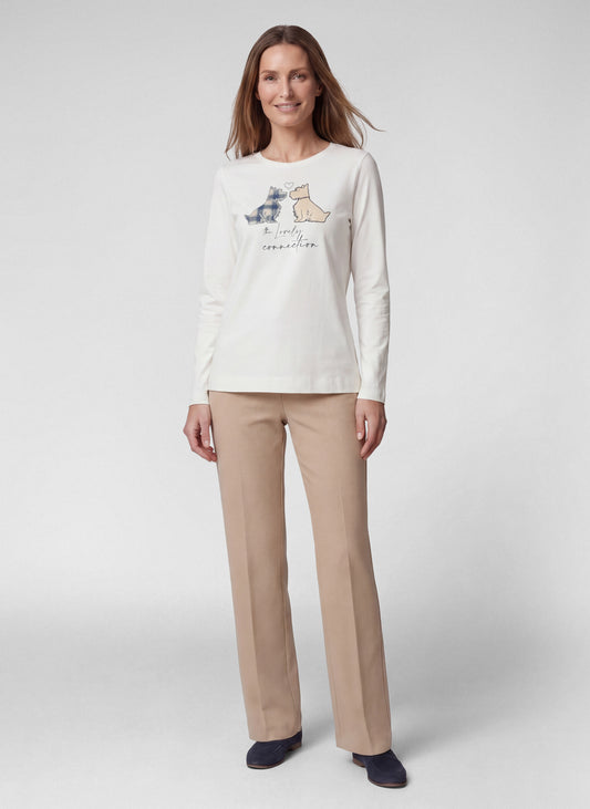 Rabe 57-113305 Long Sleeve Top Natural