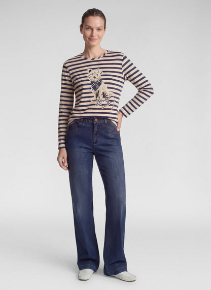Rabe 57-113376 Striped Top Biscuit