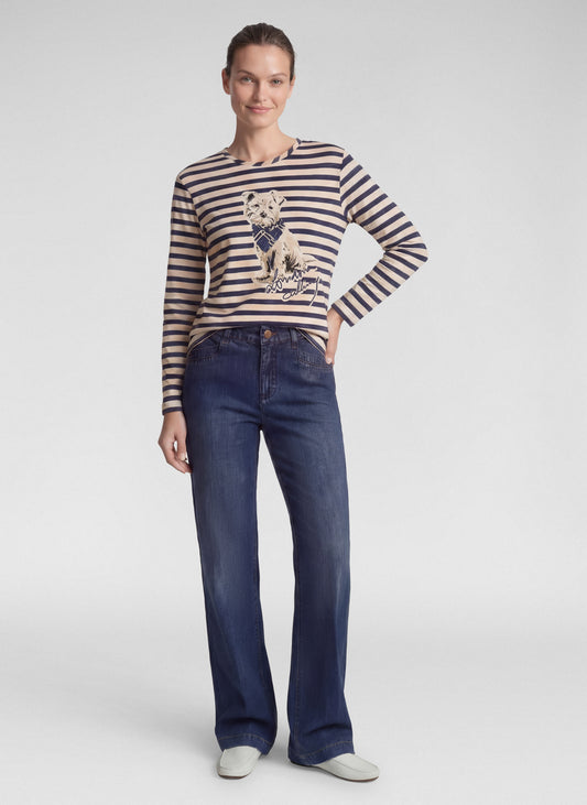 Rabe 57-113376 Striped Top Biscuit