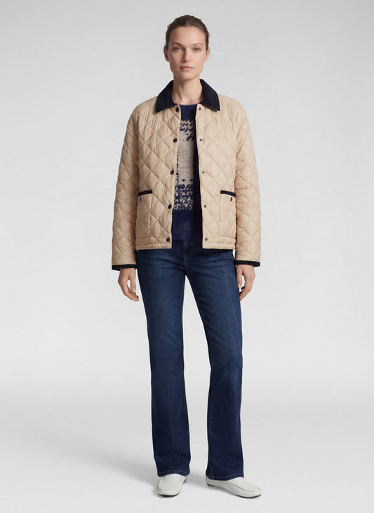 Rabe 57-113821 Quilted Jacket Biscuit