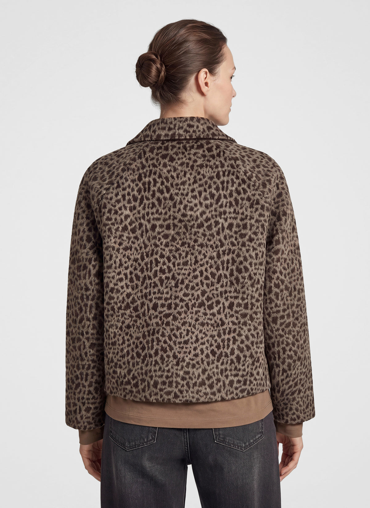 Rabe 57-123020 Leopard Jacket Taupe