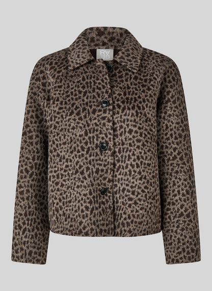 Rabe 57-123020 Leopard Jacket Taupe