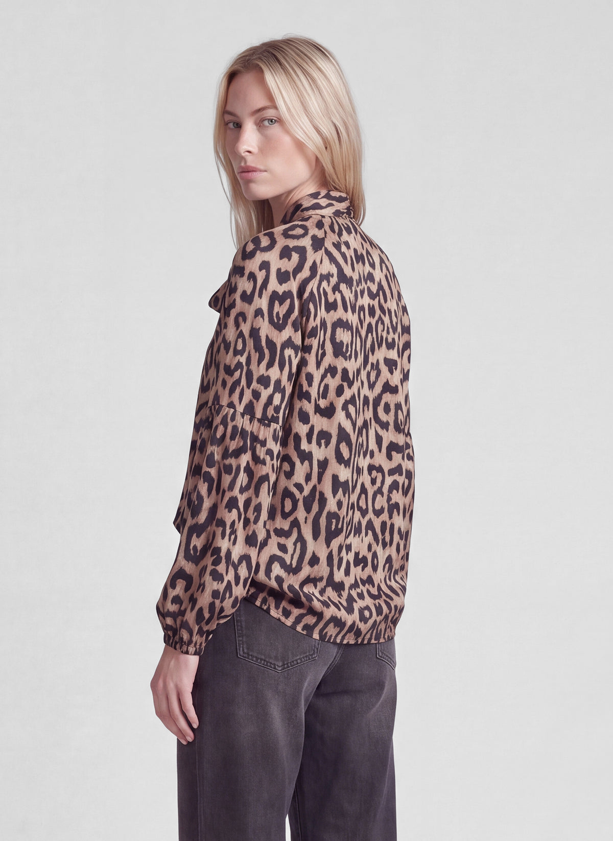 Rabe 57-123102 Leopard Blouse Taupe