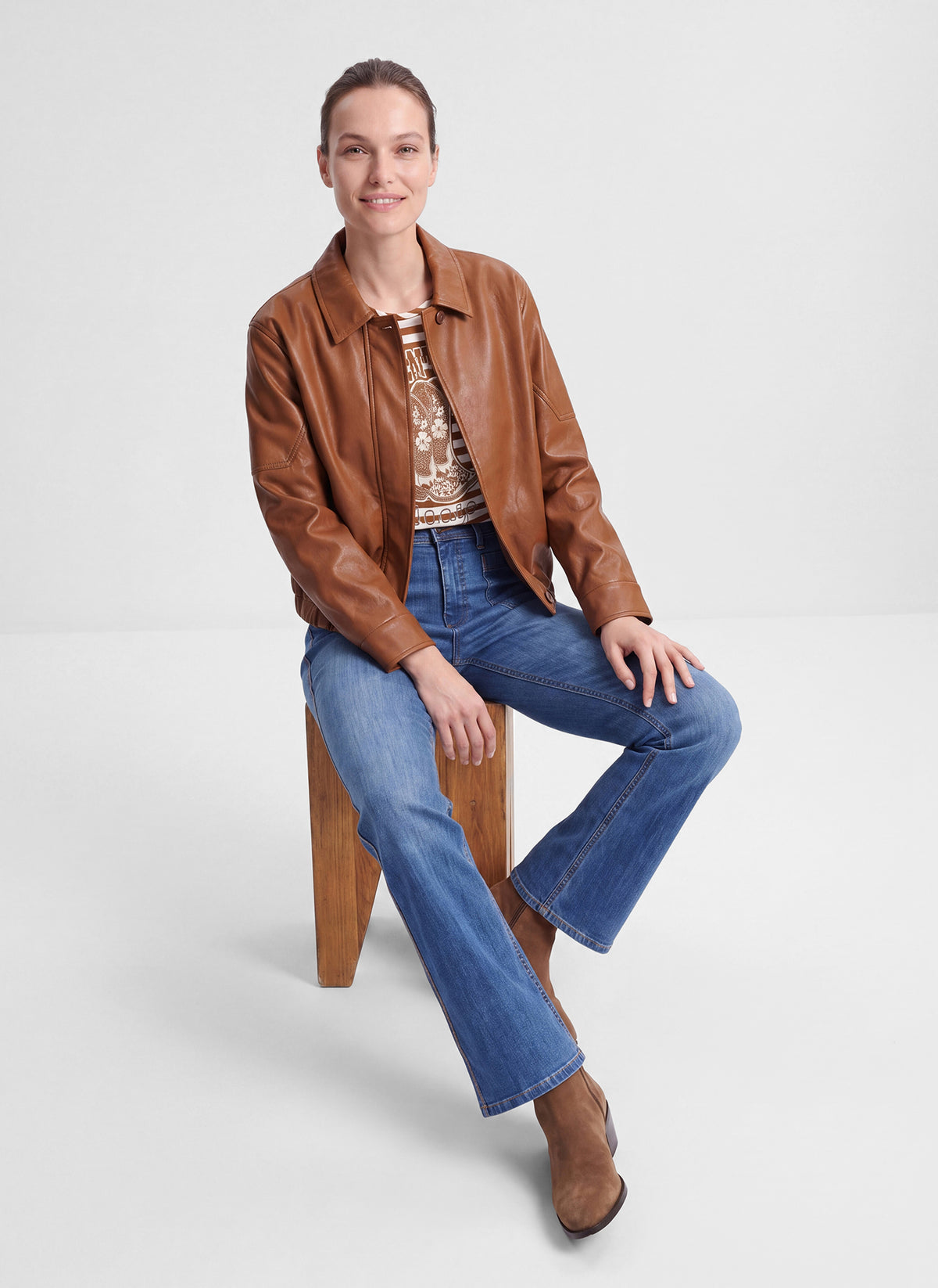 Rabe 57-121030 Jacket Cognac