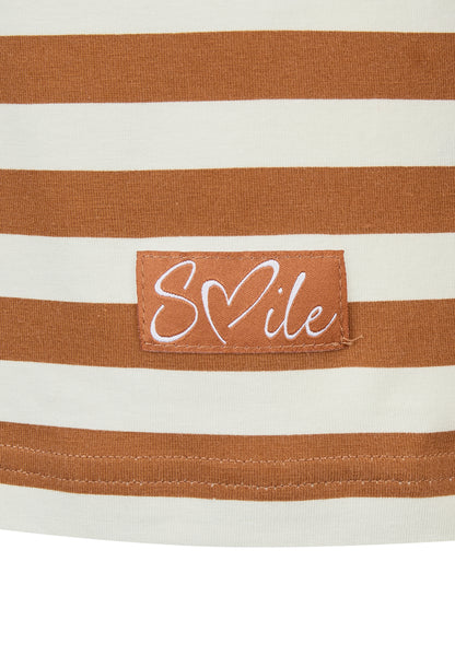 Rabe 57-121350 Striped Top Brown