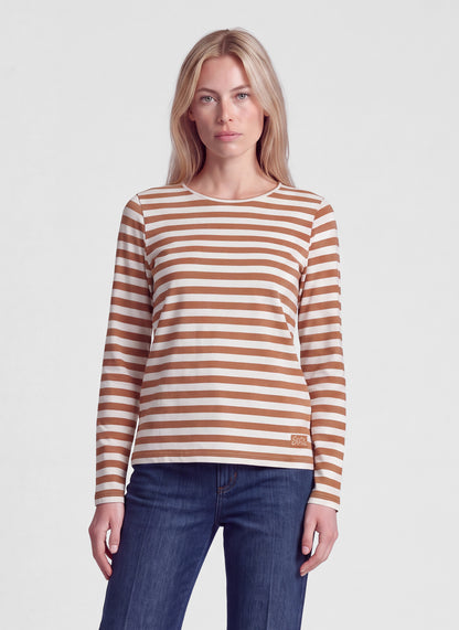 Rabe 57-121350 Striped Top Brown