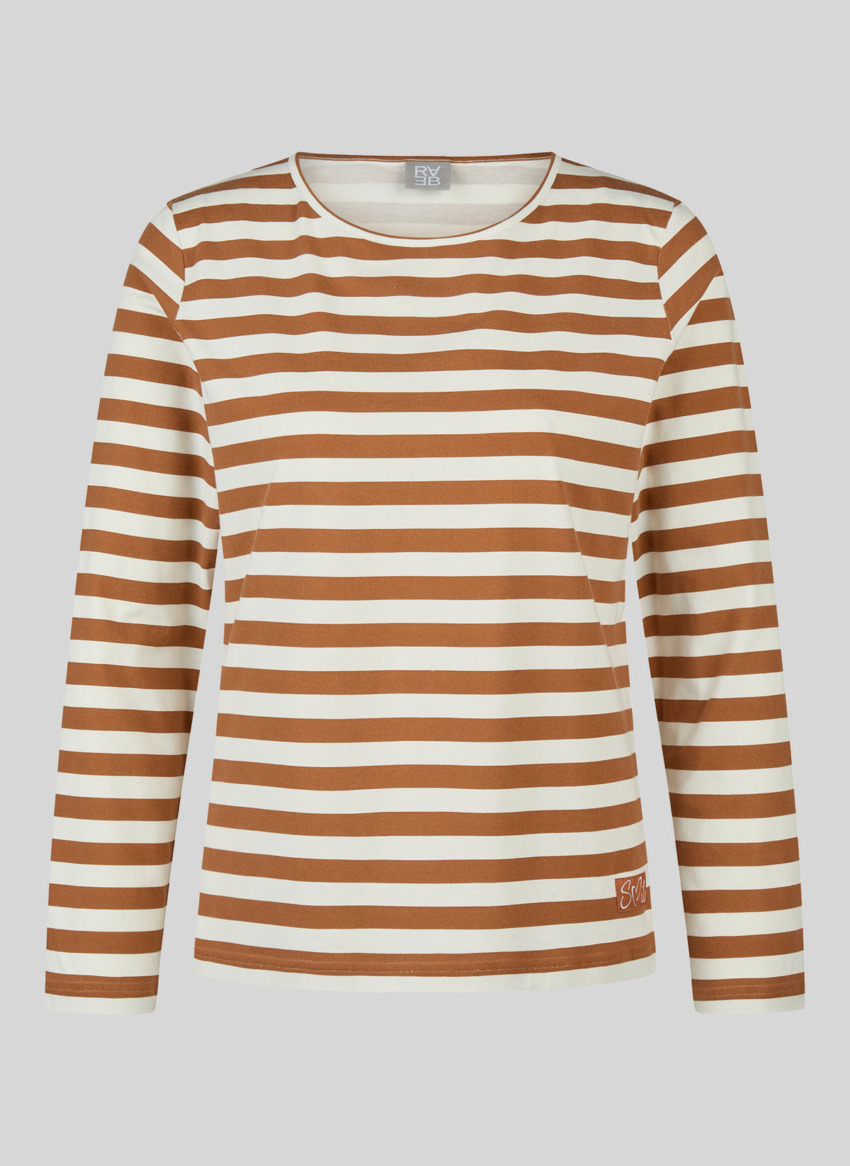 Rabe 57-121350 Striped Top Brown