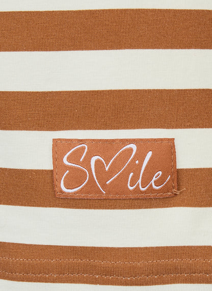 Rabe 57-121350 Striped Top Brown