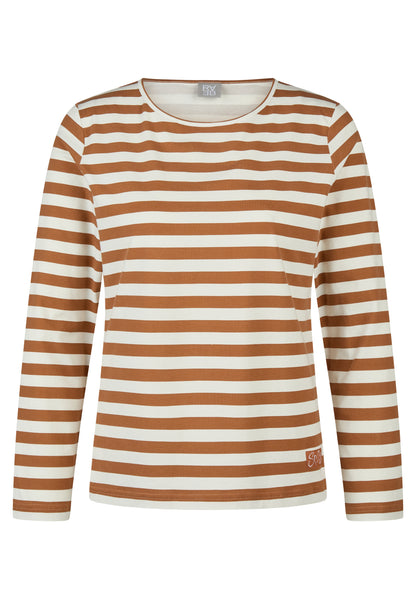 Rabe 57-121350 Striped Top Brown