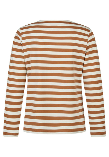Rabe 57-121350 Striped Top Brown