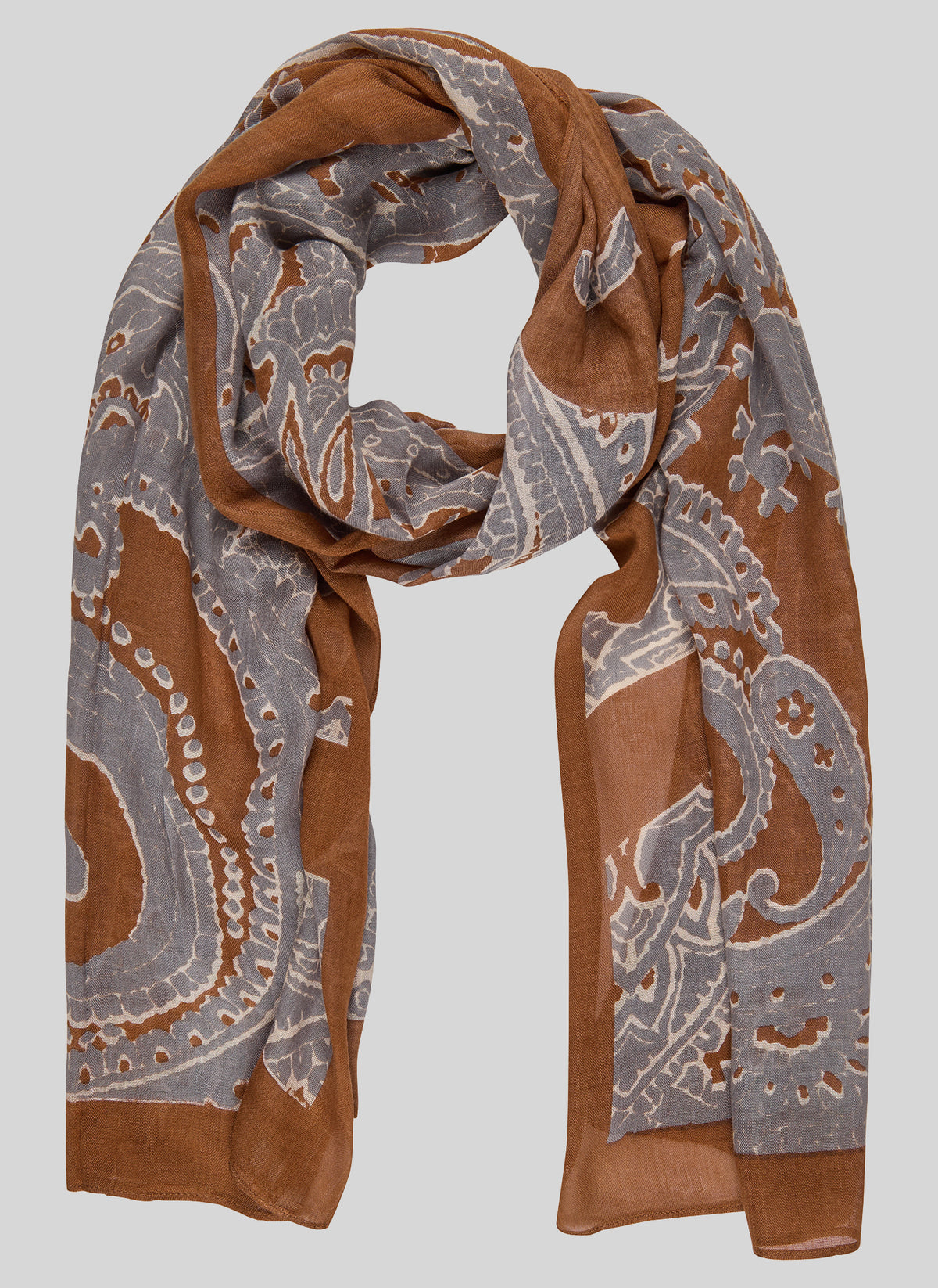 Rabe 57-121941 Scarf Brown Print