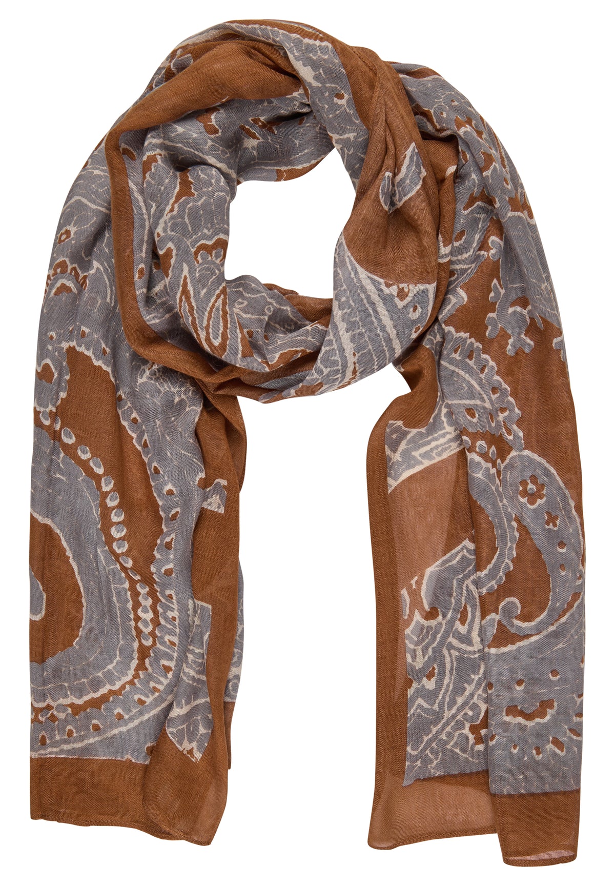 Rabe 57-121941 Scarf Brown Print