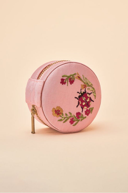 Powder Mini Round Jewellery Box