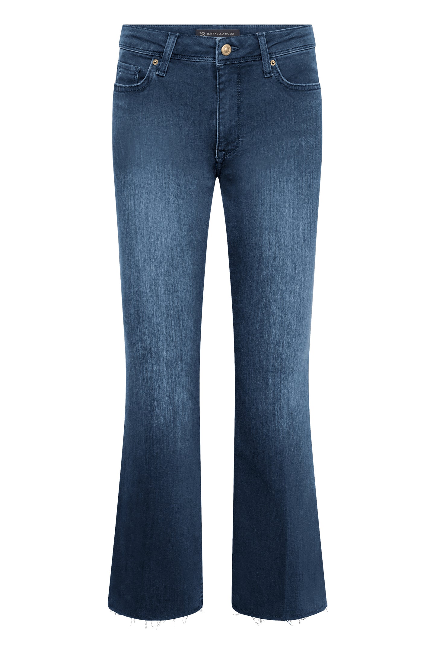 Raffaello Rossi Vic 6/8 Cropped Ring Stretch Jeans Dark Blue