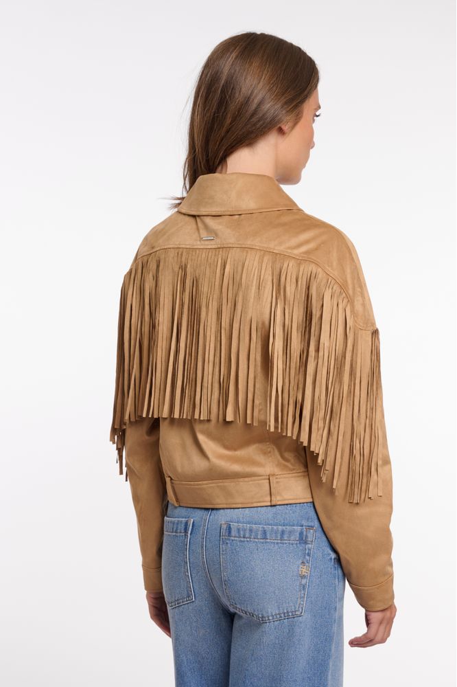 Rino & Pelle Ravenna Fringe Jacket Burlywood