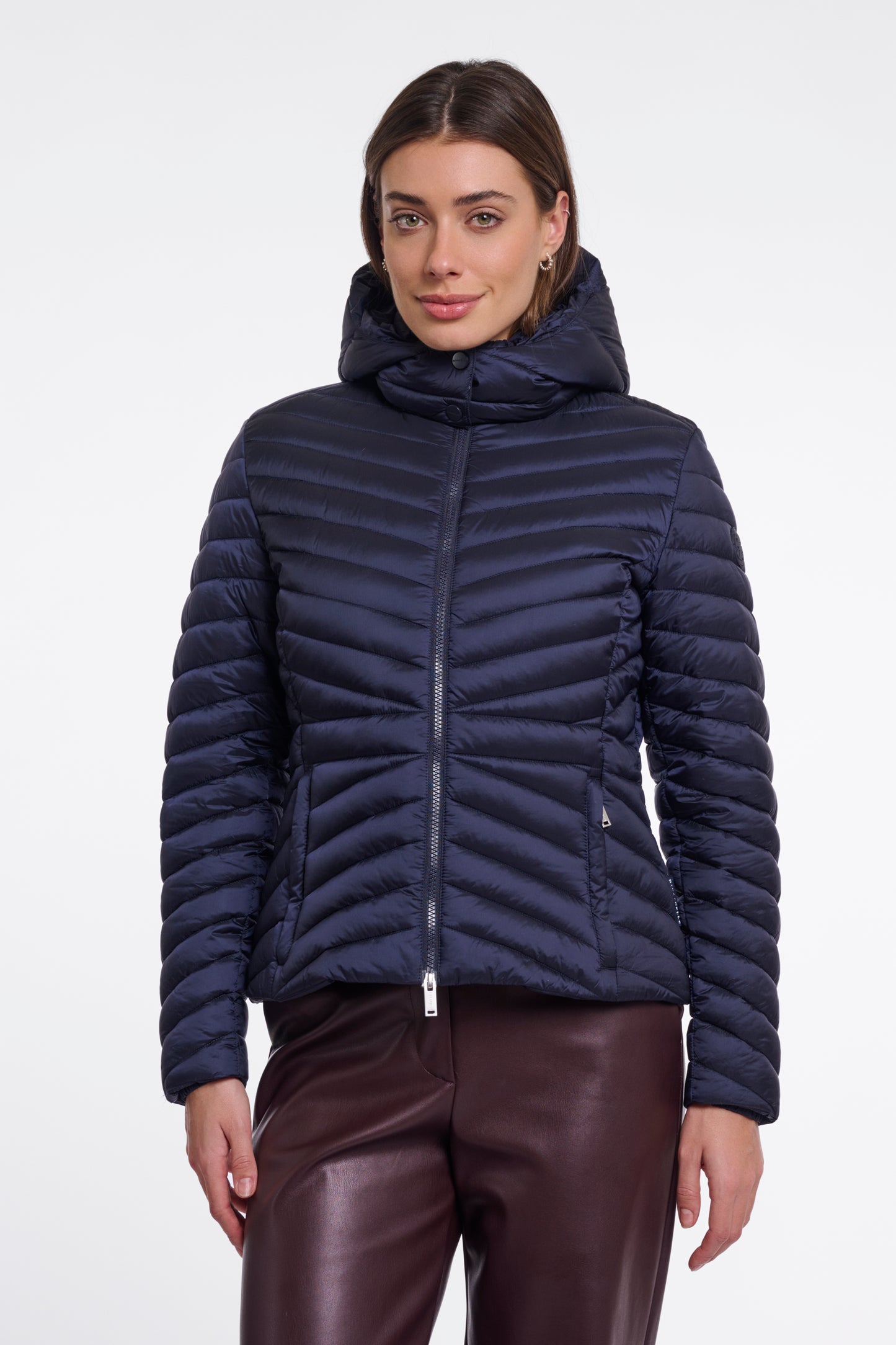 Rino & Pelle Uvi Padded Fitted Jacket Dark Navy