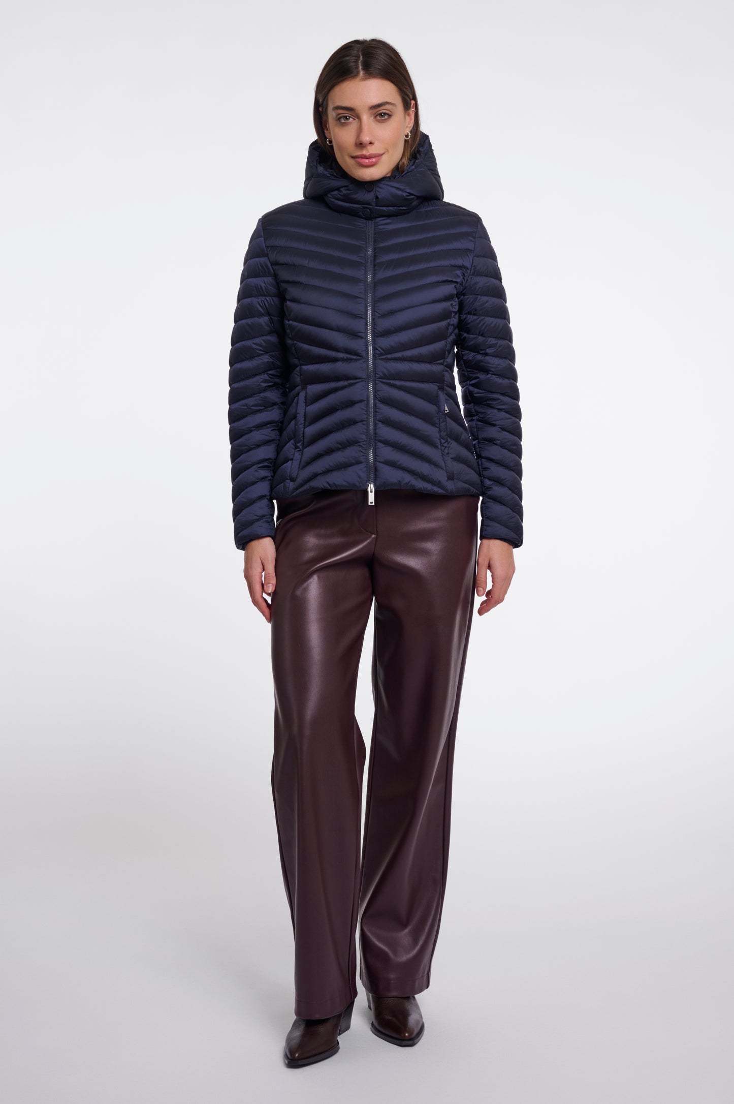 Rino & Pelle Uvi Padded Fitted Jacket Dark Navy